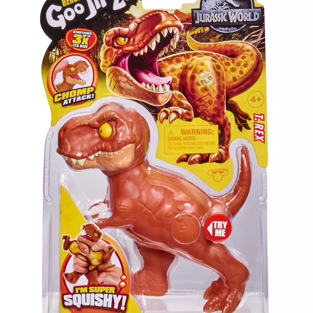 Jurassic World Heroes Of Goo Jit Zu Chomp Attack T REX Dinosaur Moose Toys NIB